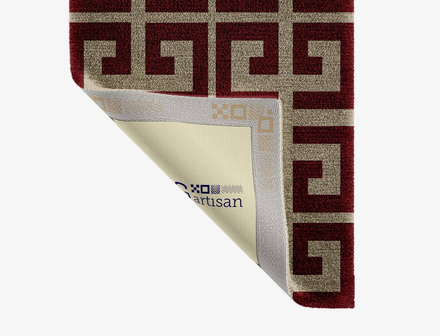 Angus Modern Geometrics Runner Hand Knotted Tibetan Wool Custom Rug by Rug Artisan