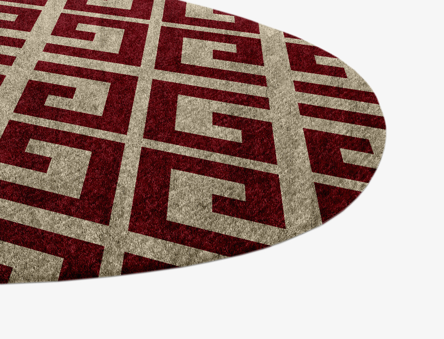 Angus Geometric Splash Hand Knotted Bamboo Silk Custom Rug by Rug Artisan