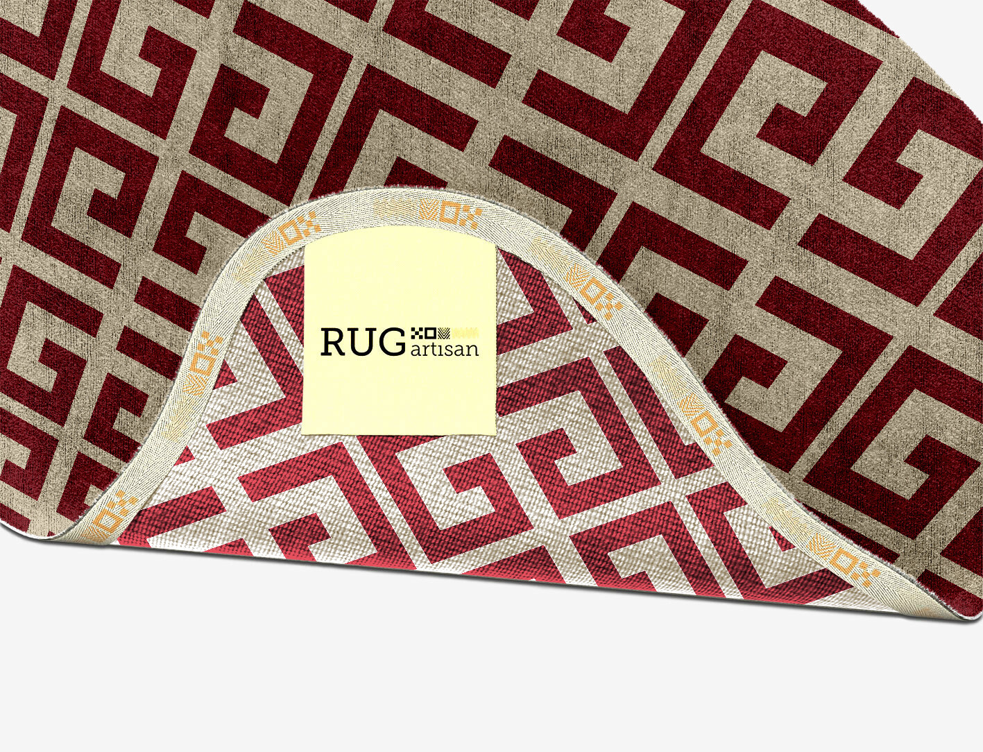Angus Geometric Splash Hand Knotted Bamboo Silk Custom Rug by Rug Artisan