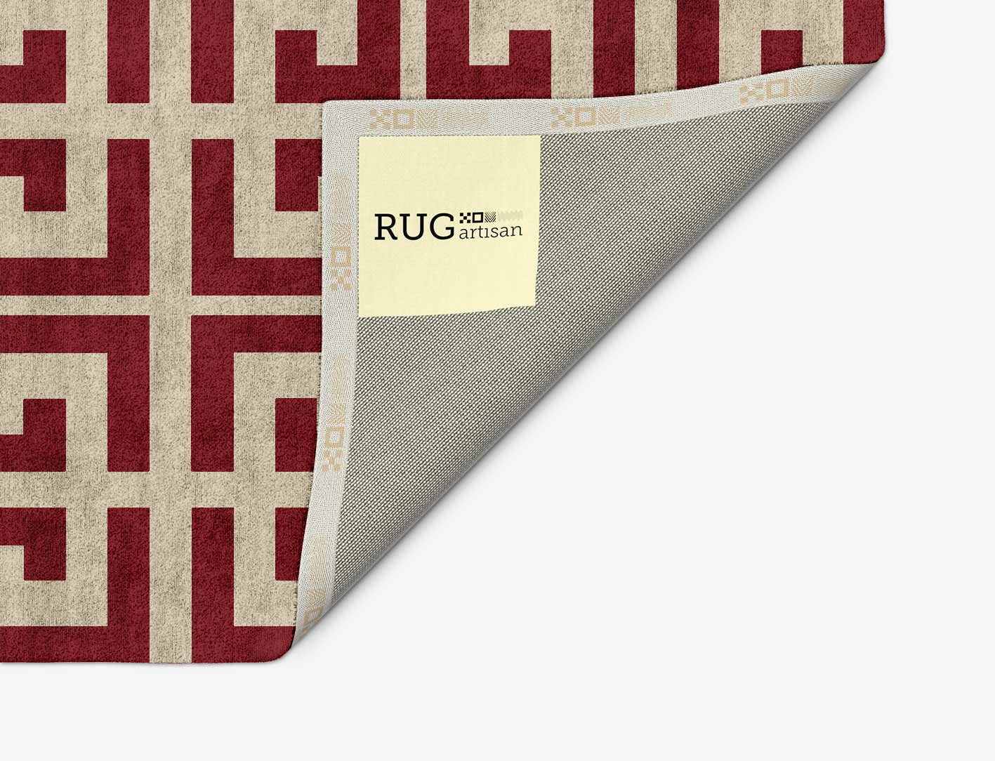 Angus Geometric Arch Hand Tufted Bamboo Silk Custom Rug by Rug Artisan