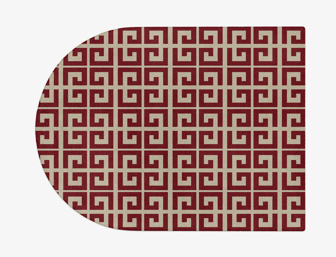 Angus Geometric Arch Hand Tufted Pure Wool Custom Rug by Rug Artisan