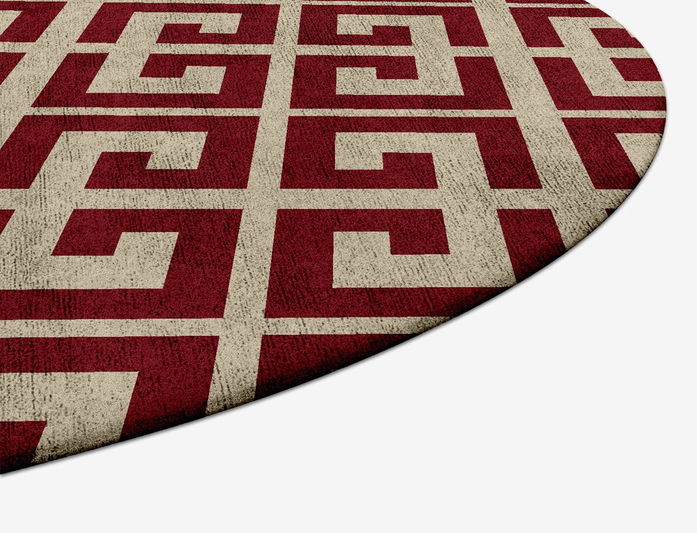 Angus Geometric Capsule Hand Tufted Bamboo Silk Custom Rug by Rug Artisan