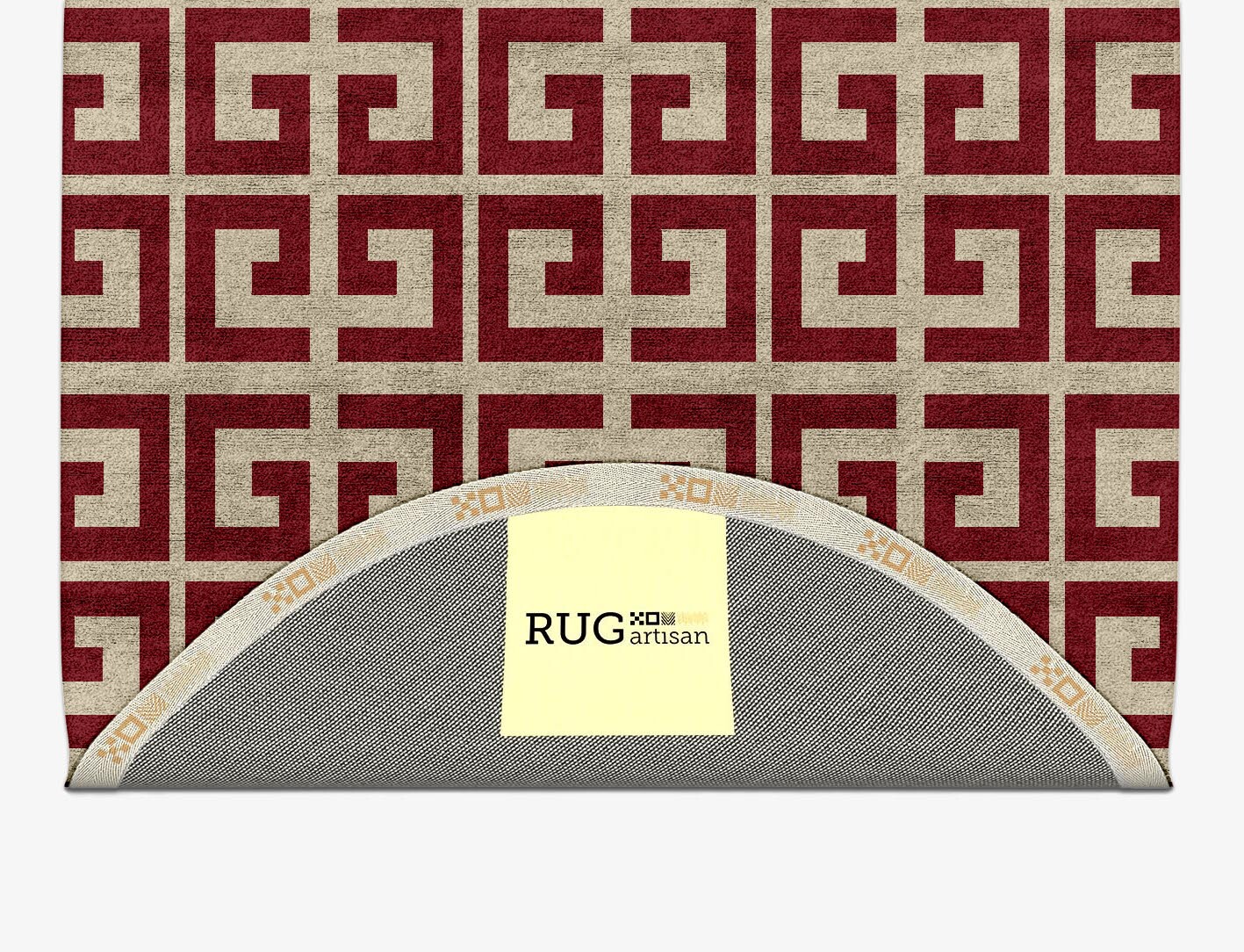 Angus Geometric Capsule Hand Tufted Bamboo Silk Custom Rug by Rug Artisan