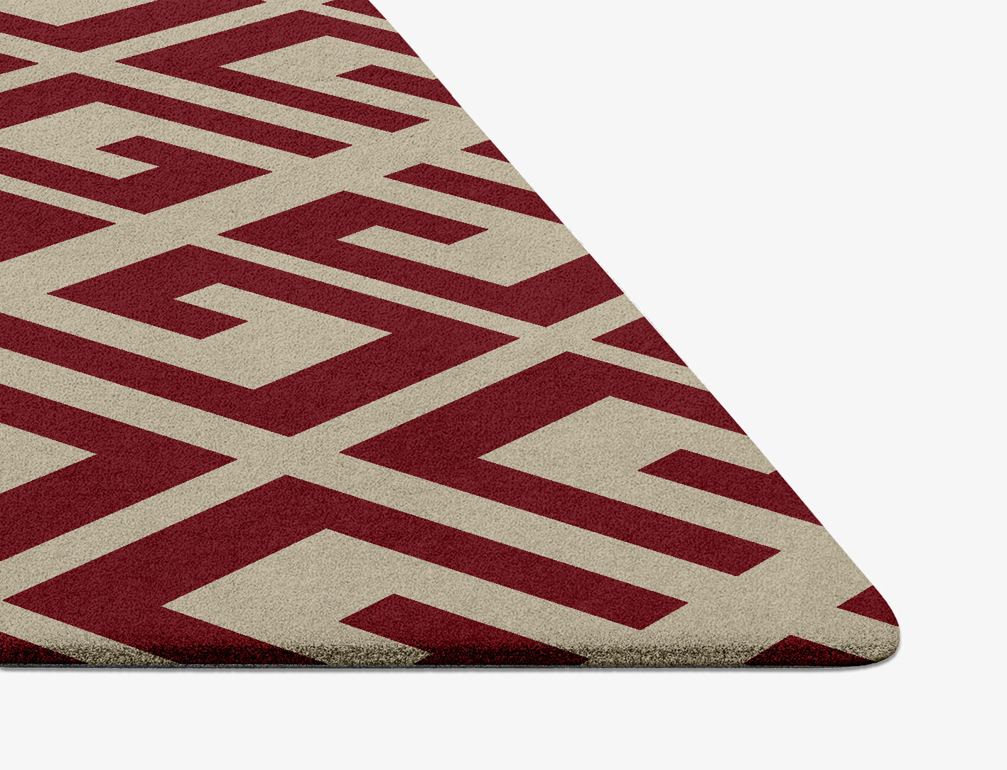 Angus Geometric Diamond Hand Tufted Pure Wool Custom Rug by Rug Artisan
