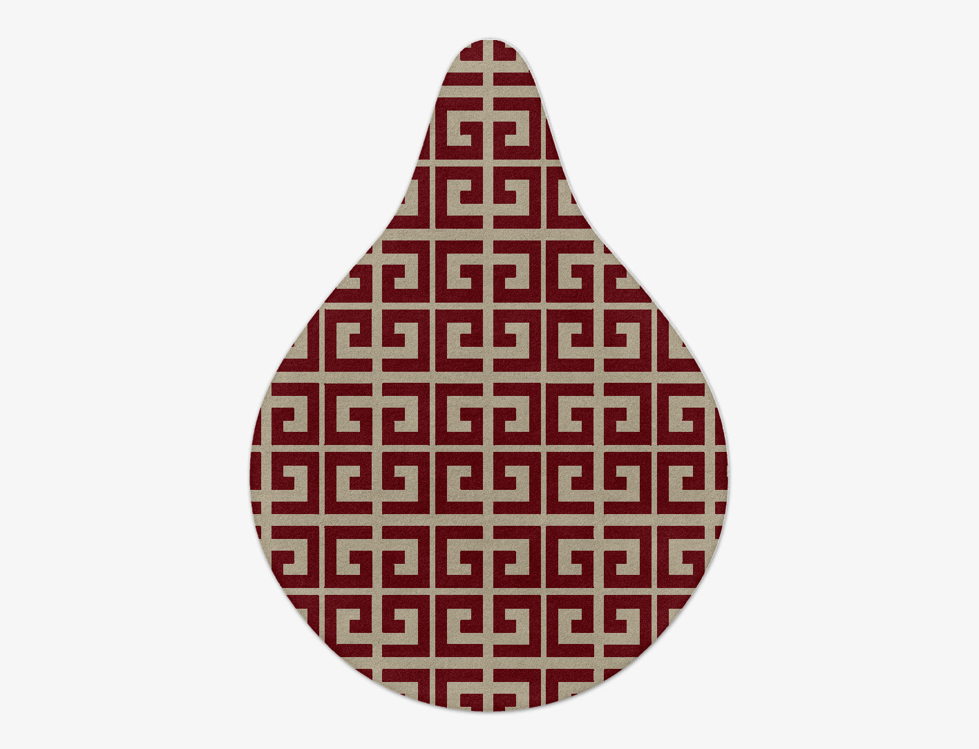 Angus Geometric Drop Hand Tufted Pure Wool Custom Rug by Rug Artisan