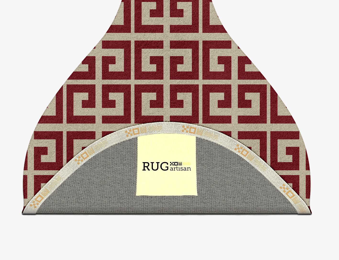Angus Geometric Drop Hand Tufted Pure Wool Custom Rug by Rug Artisan