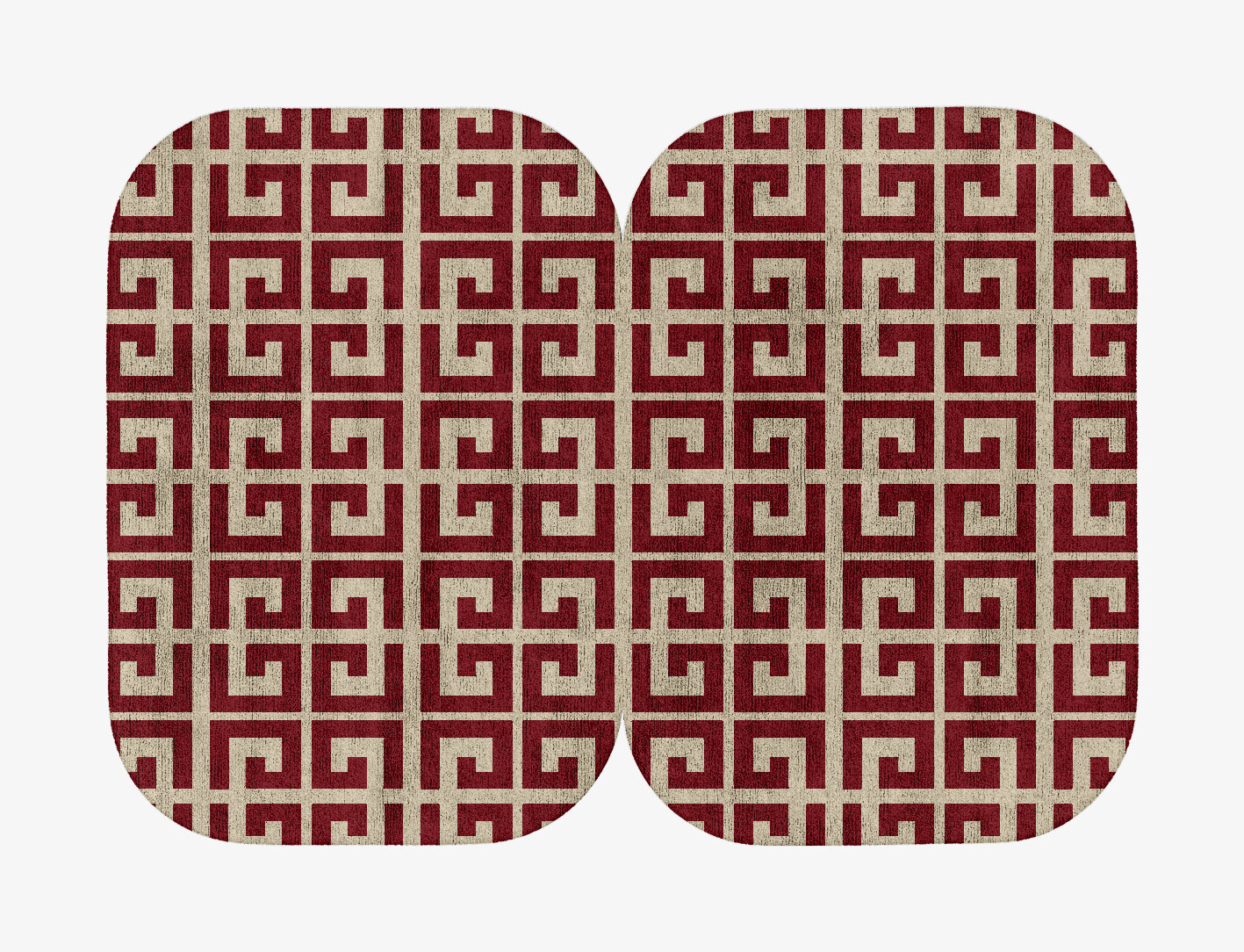 Angus Geometric Eight Hand Tufted Bamboo Silk Custom Rug by Rug Artisan