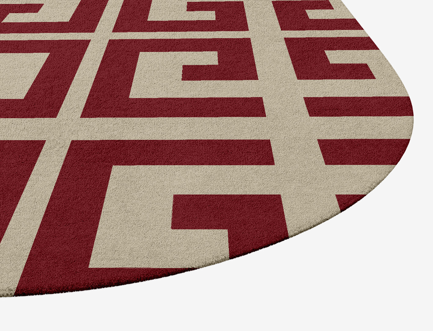 Angus Geometric Eight Hand Tufted Pure Wool Custom Rug by Rug Artisan