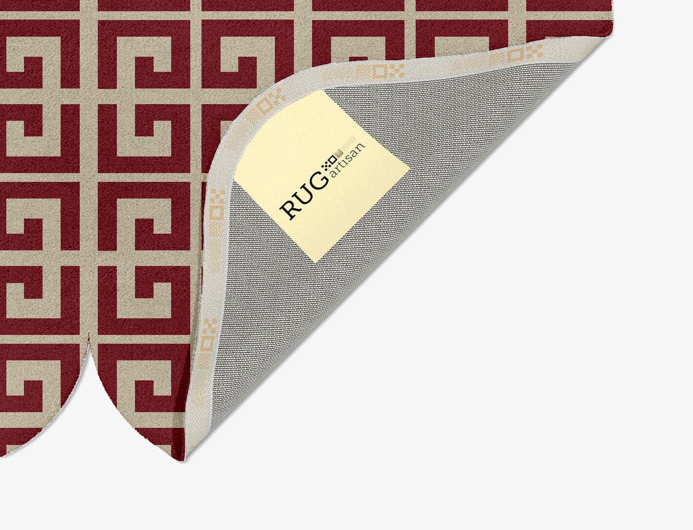Angus Geometric Eight Hand Tufted Pure Wool Custom Rug by Rug Artisan