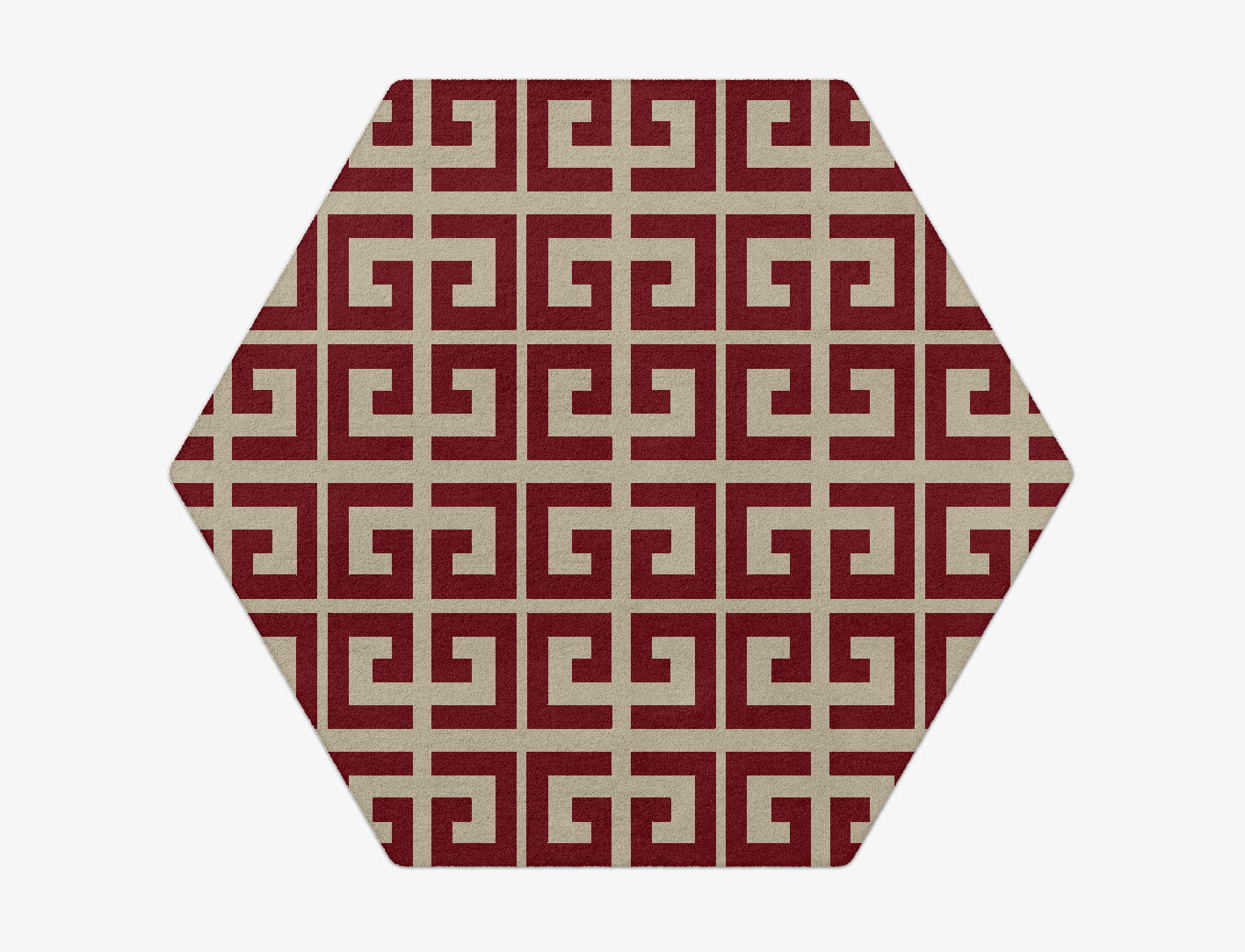 Angus Geometric Hexagon Hand Tufted Pure Wool Custom Rug by Rug Artisan