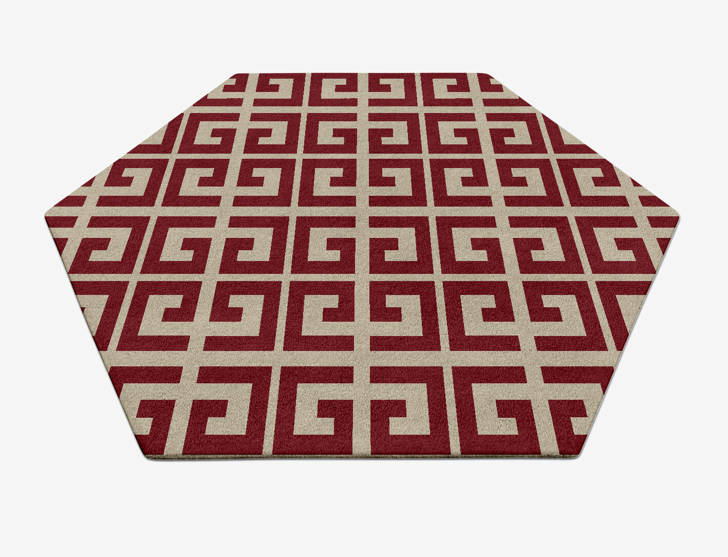 Angus Geometric Hexagon Hand Tufted Pure Wool Custom Rug by Rug Artisan