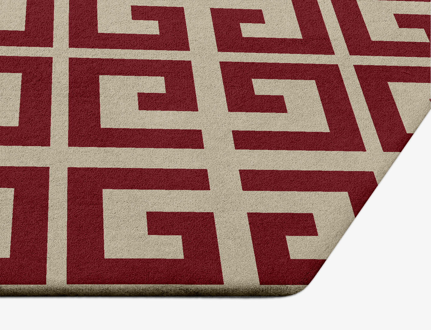 Angus Geometric Hexagon Hand Tufted Pure Wool Custom Rug by Rug Artisan