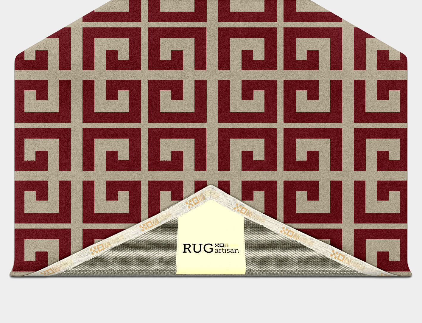 Angus Geometric Hexagon Hand Tufted Pure Wool Custom Rug by Rug Artisan