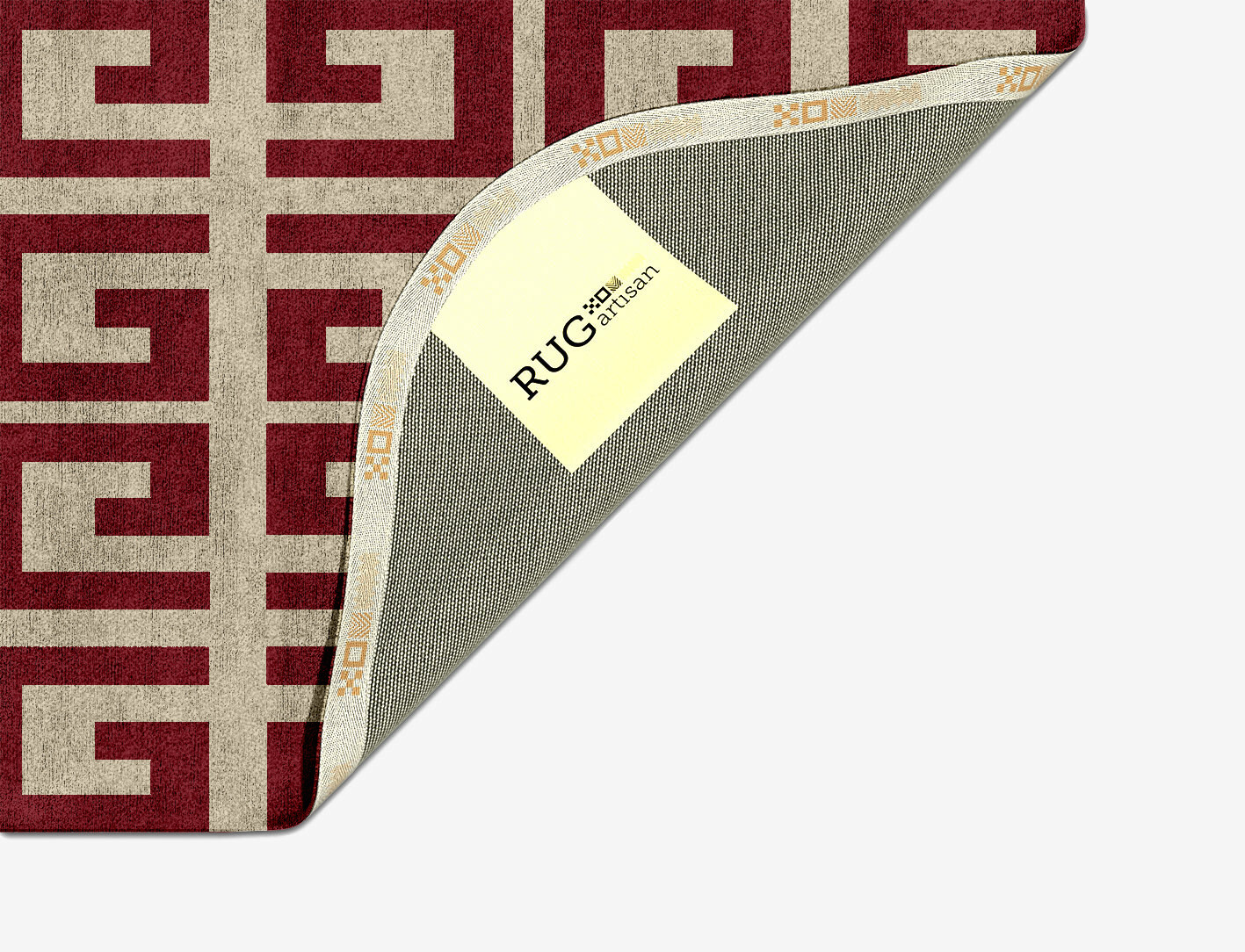 Angus Geometric Oblong Hand Tufted Bamboo Silk Custom Rug by Rug Artisan