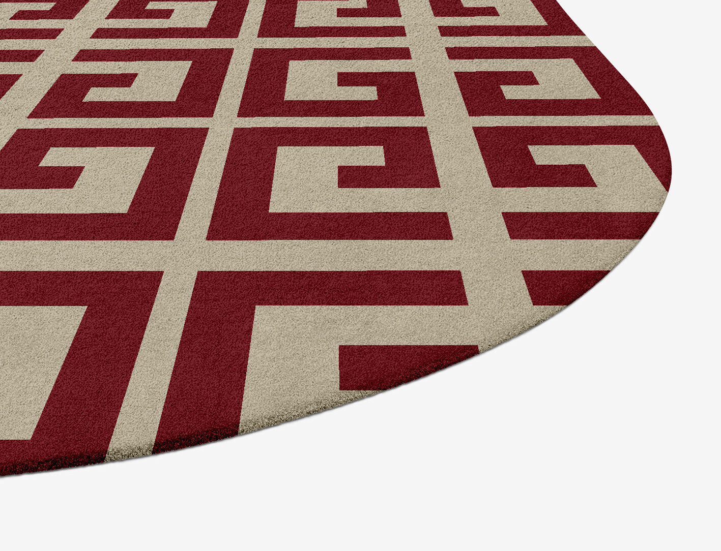 Angus Geometric Oblong Hand Tufted Pure Wool Custom Rug by Rug Artisan