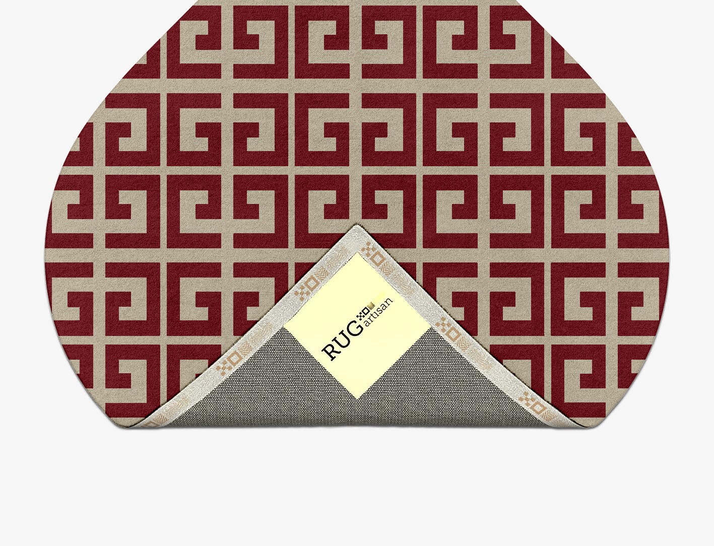 Angus Geometric Ogee Hand Tufted Pure Wool Custom Rug by Rug Artisan