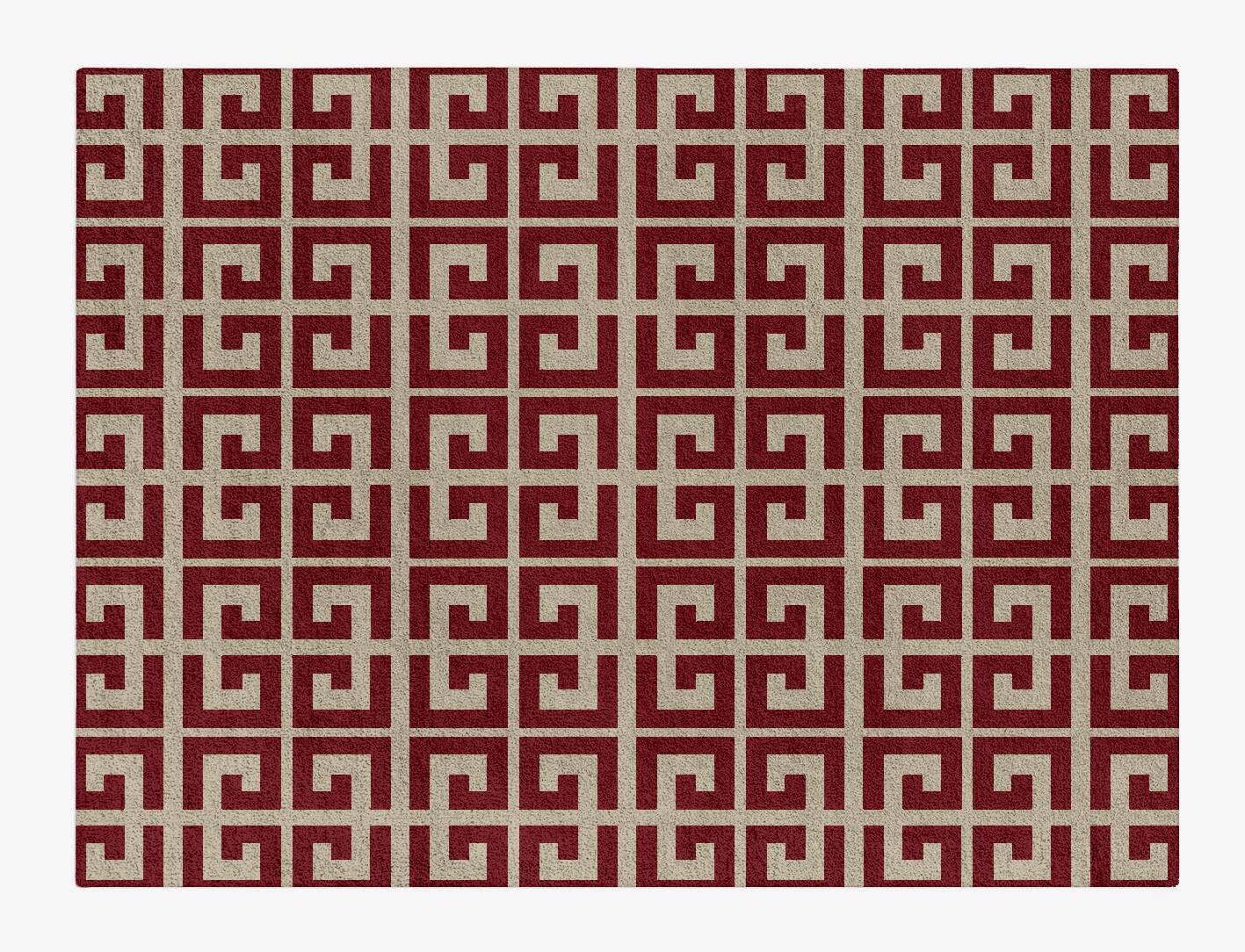 Angus Modern Geometrics Rectangle Hand Tufted Pure Wool Custom Rug by Rug Artisan