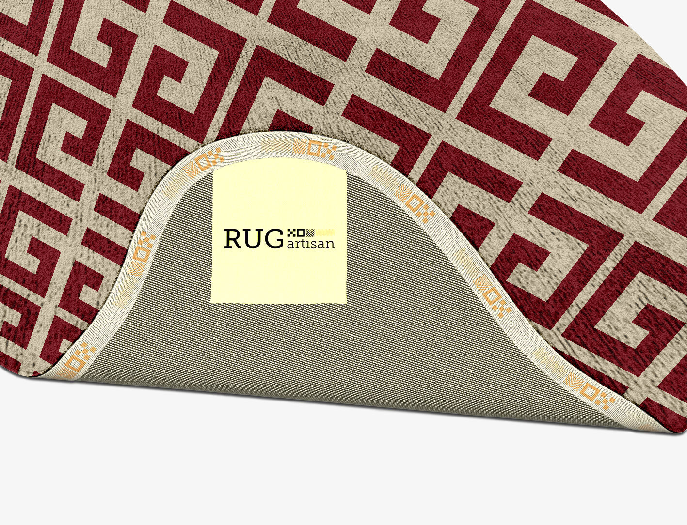 Angus Geometric Splash Hand Tufted Bamboo Silk Custom Rug by Rug Artisan