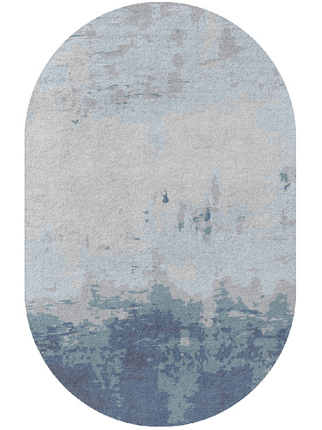 Anomaly Cerulean Capsule Hand Tufted Pure Wool Custom Rug by Rug Artisan