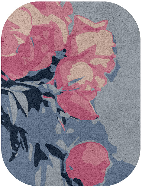 Anthea Floral Oblong Hand Tufted Pure Wool Custom Rug by Rug Artisan