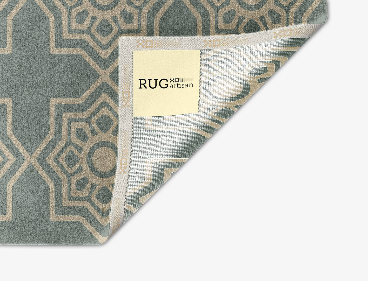 Anthos Blue Royal Arch Hand Knotted Tibetan Wool Custom Rug by Rug Artisan