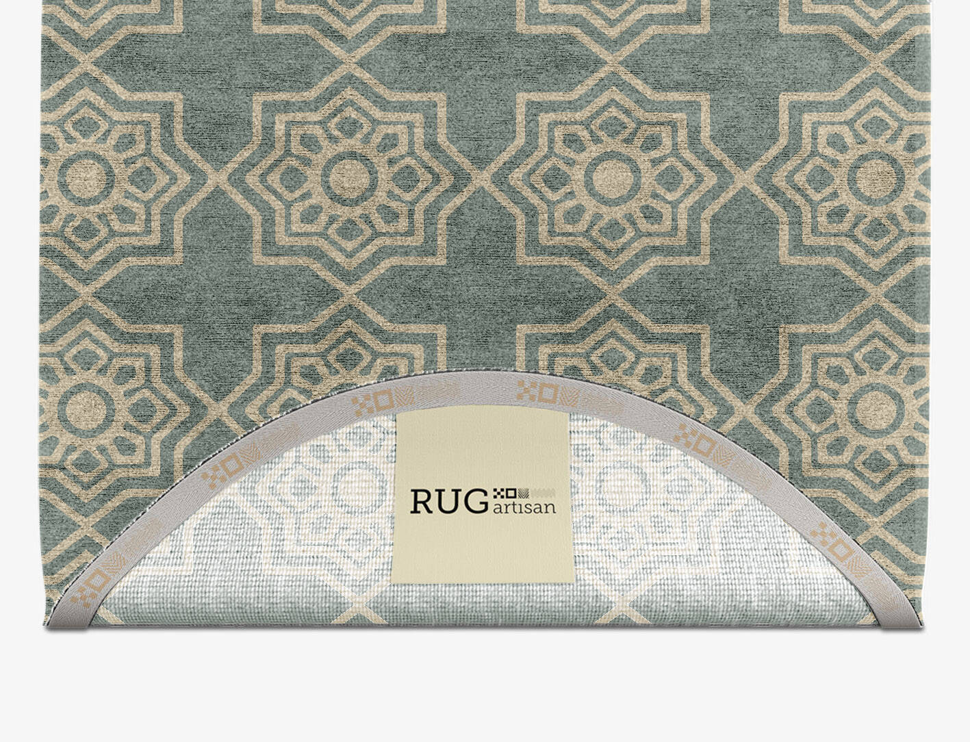 Anthos Blue Royal Capsule Hand Knotted Bamboo Silk Custom Rug by Rug Artisan