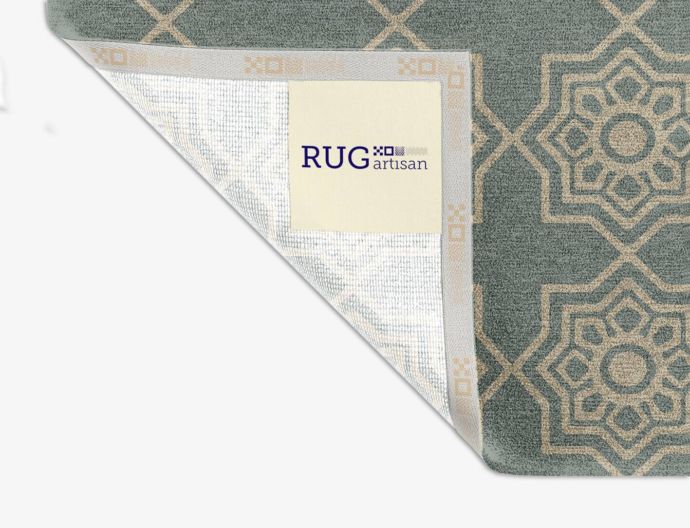 Anthos Blue Royal Square Hand Knotted Tibetan Wool Custom Rug by Rug Artisan
