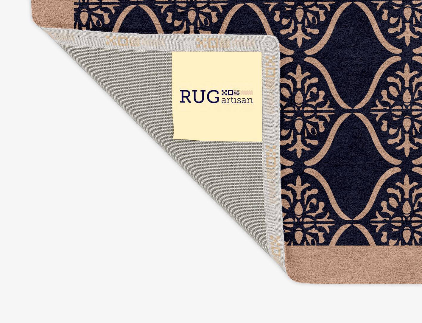 Applique Geometric Rectangle Hand Tufted Pure Wool Custom Rug by Rug Artisan