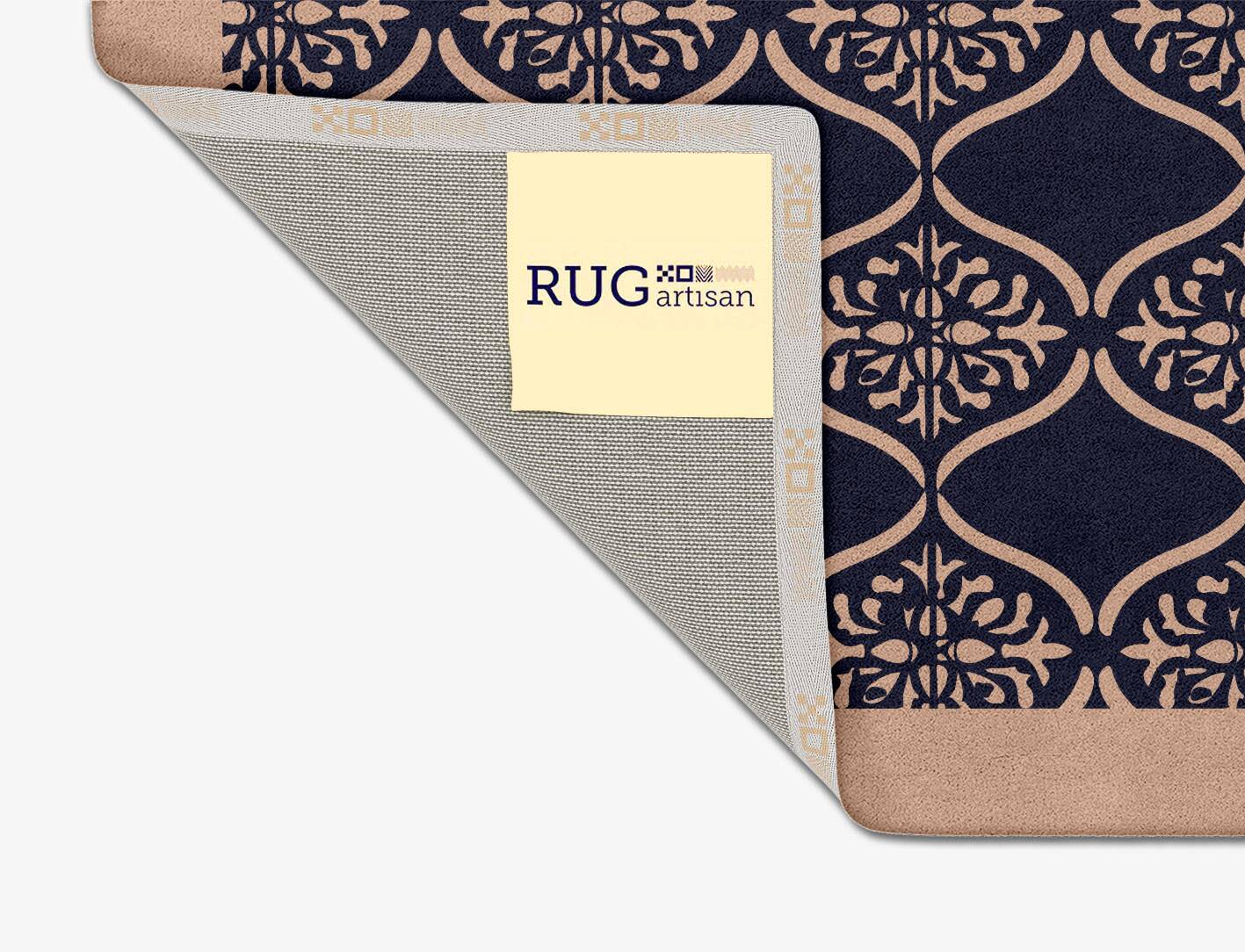 Applique Geometric Square Hand Tufted Pure Wool Custom Rug by Rug Artisan