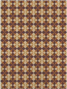 Arabesque Geometric Rectangle Flatweave New Zealand Wool Custom Rug by Rug Artisan