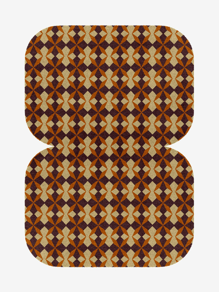 Arabesque Geometric Eight Hand Knotted Tibetan Wool Custom Rug by Rug Artisan