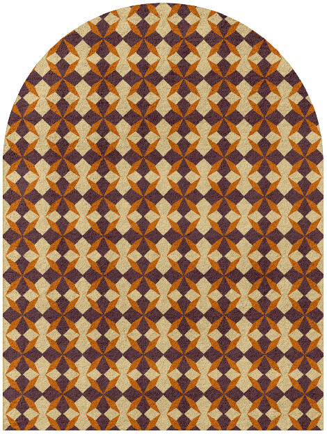 Arabesque Geometric Arch Hand Tufted Pure Wool Custom Rug by Rug Artisan