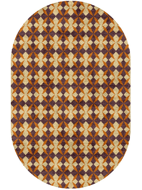 Arabesque Geometric Capsule Hand Tufted Bamboo Silk Custom Rug by Rug Artisan
