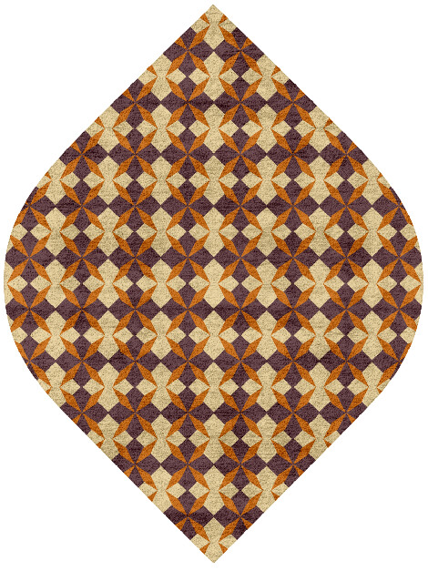 Arabesque Geometric Ogee Hand Tufted Bamboo Silk Custom Rug by Rug Artisan