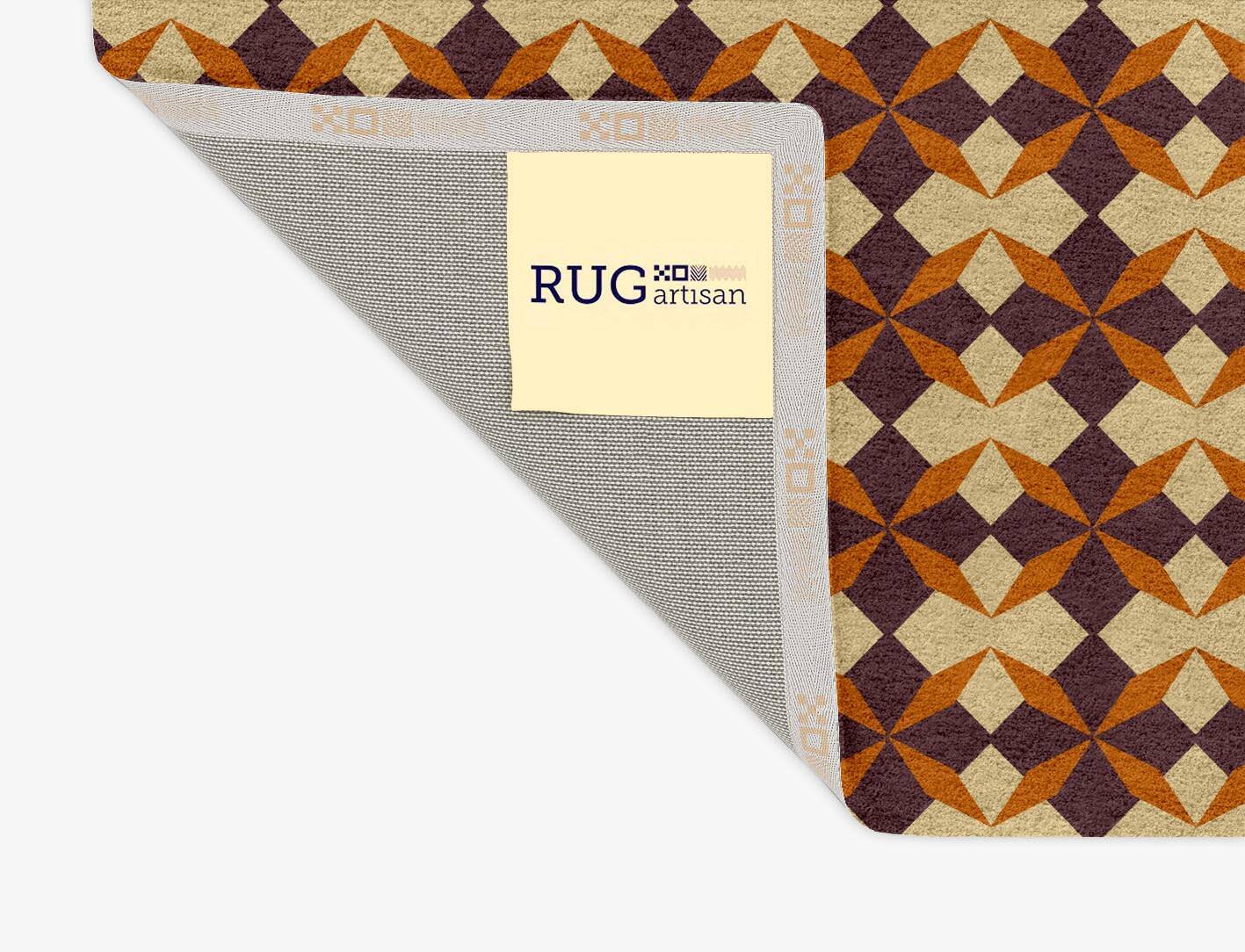 Arabesque Geometric Rectangle Hand Tufted Pure Wool Custom Rug by Rug Artisan