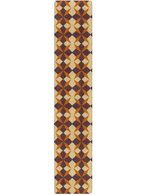 Arabesque Geometric Runner Hand Tufted Pure Wool Custom Rug by Rug Artisan