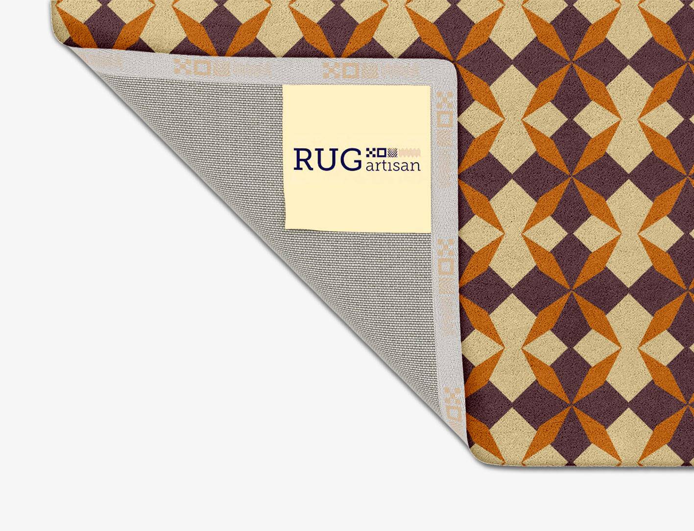 Arabesque Geometric Square Hand Tufted Pure Wool Custom Rug by Rug Artisan