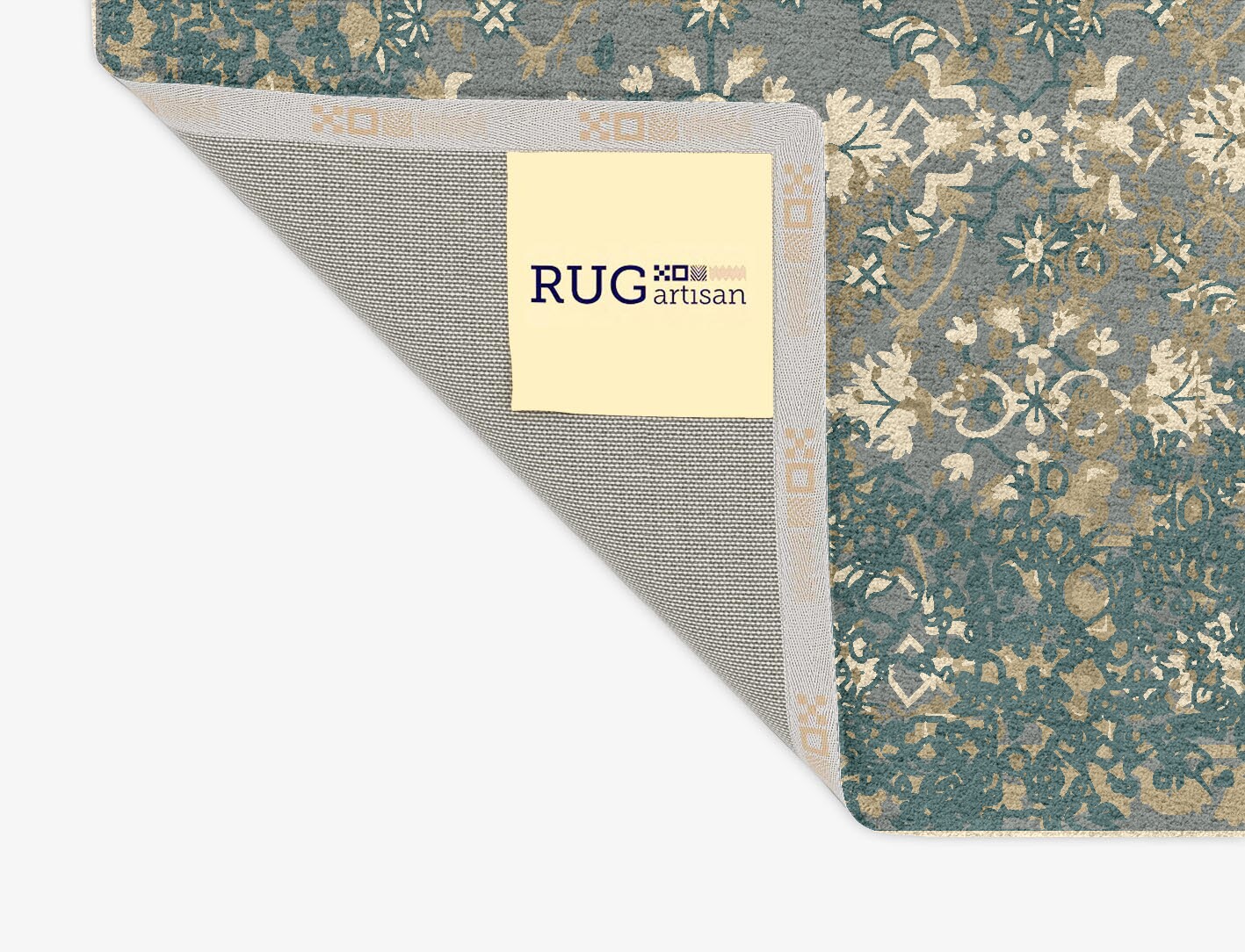 Arad Grey Persian Bagh Rectangle Hand Tufted Pure Wool Custom Rug by Rug Artisan