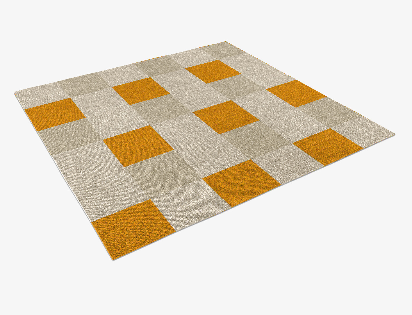 Aralia Geometric Square Flatweave New Zealand Wool Custom Rug by Rug Artisan