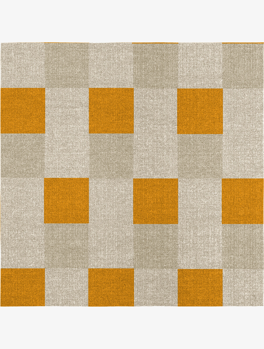 Aralia Geometric Square Flatweave New Zealand Wool Custom Rug by Rug Artisan