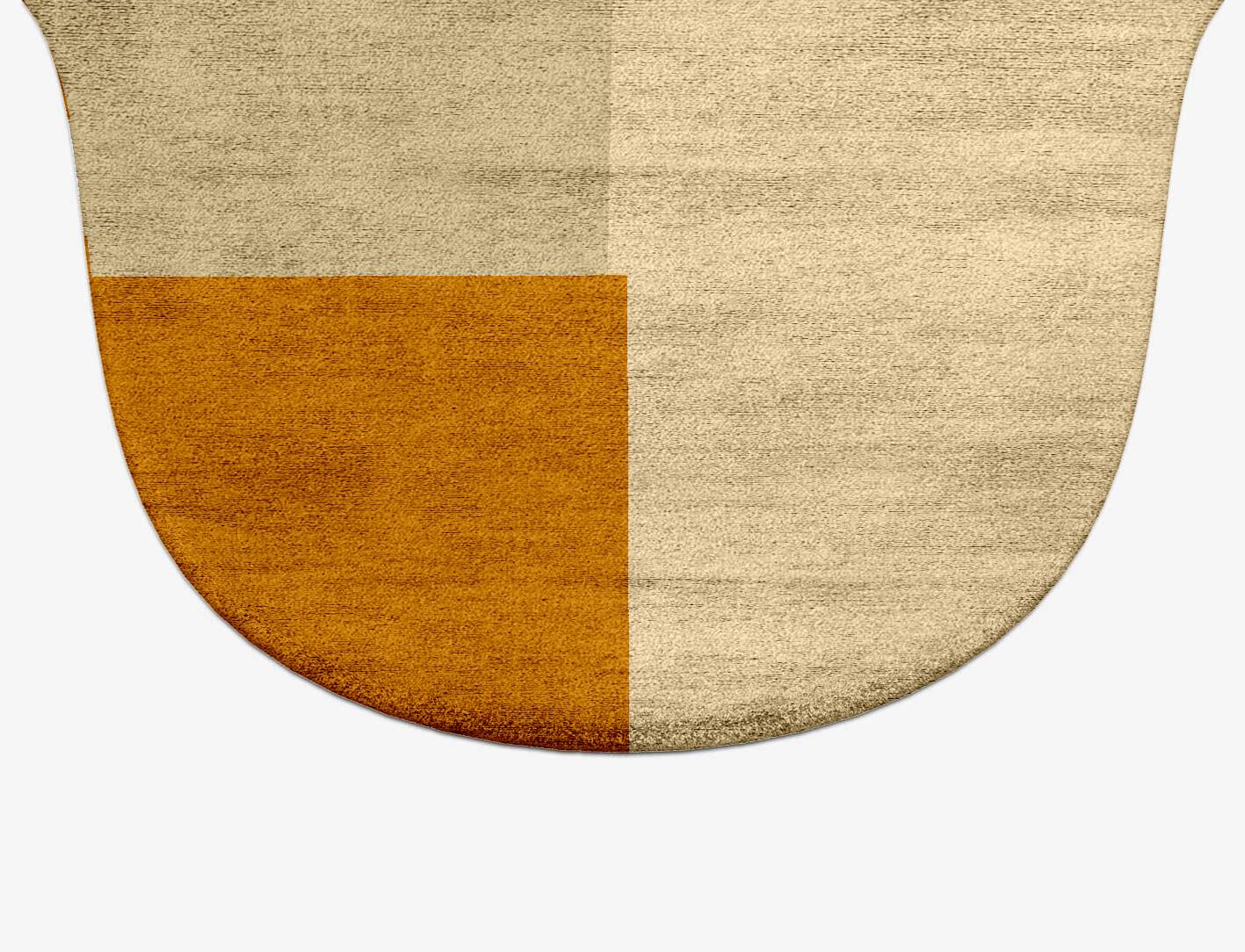 Aralia Geometric Drop Hand Tufted Bamboo Silk Custom Rug by Rug Artisan