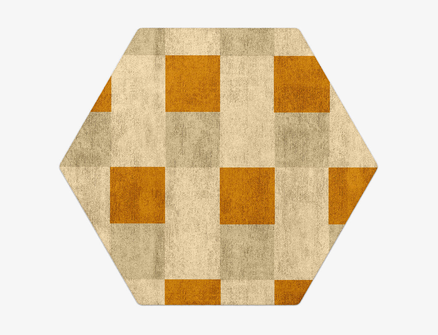 Aralia Geometric Hexagon Hand Tufted Bamboo Silk Custom Rug by Rug Artisan