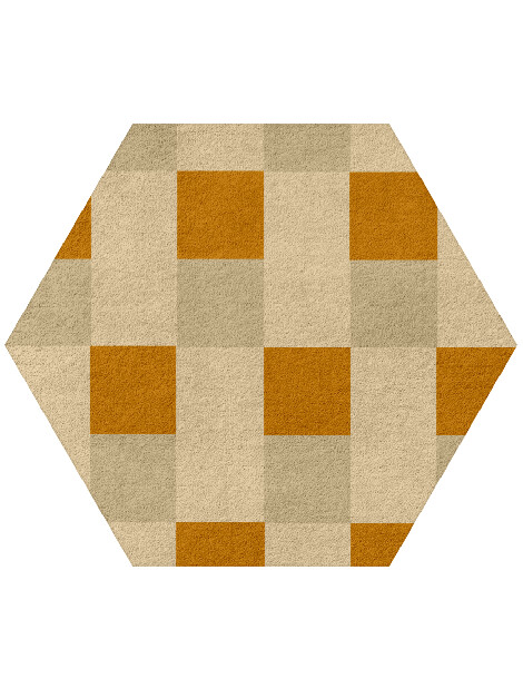 Aralia Geometric Hexagon Hand Tufted Pure Wool Custom Rug by Rug Artisan