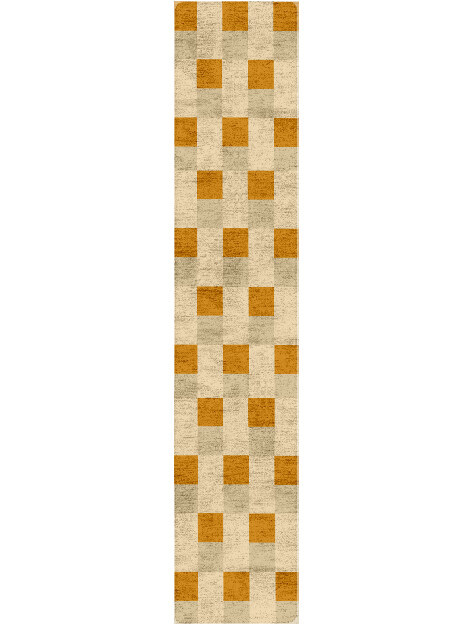 Aralia Geometric Runner Hand Tufted Bamboo Silk Custom Rug by Rug Artisan