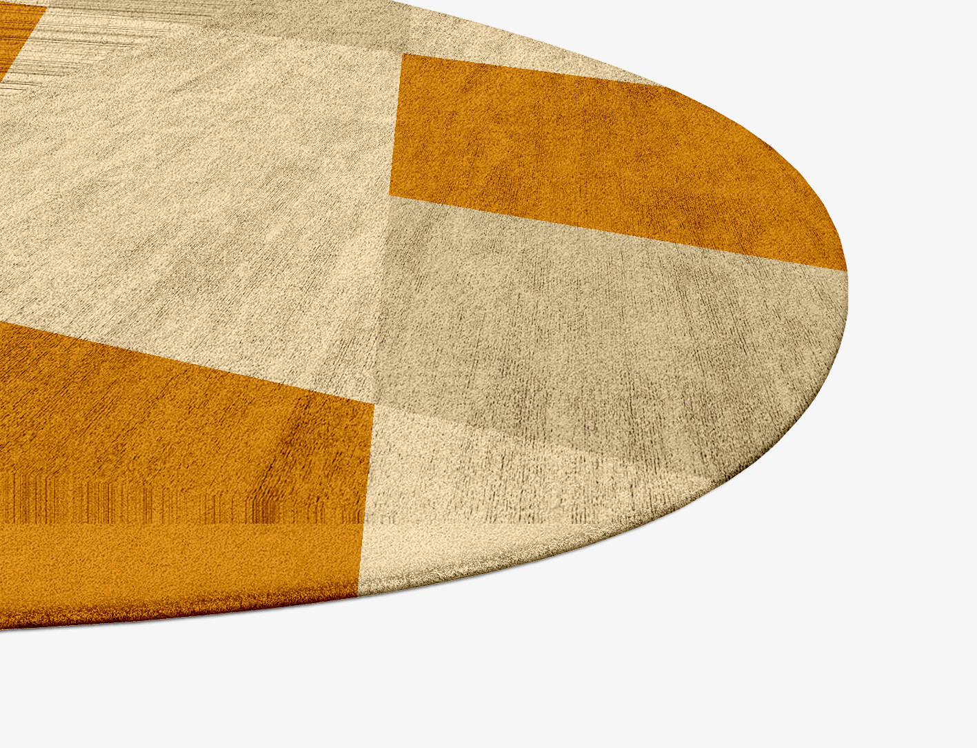 Aralia Geometric Splash Hand Tufted Bamboo Silk Custom Rug by Rug Artisan