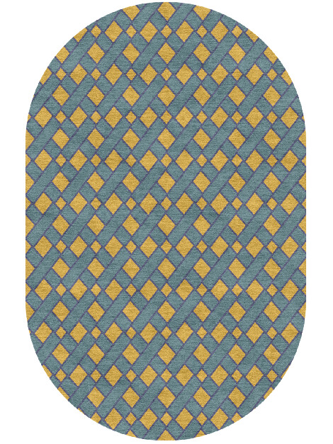 Argyle Geometric Capsule Hand Knotted Tibetan Wool Custom Rug by Rug Artisan