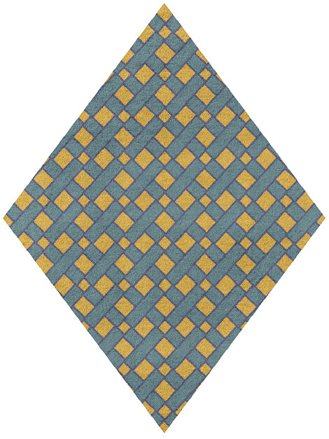 Argyle Geometric Diamond Hand Tufted Pure Wool Custom Rug by Rug Artisan