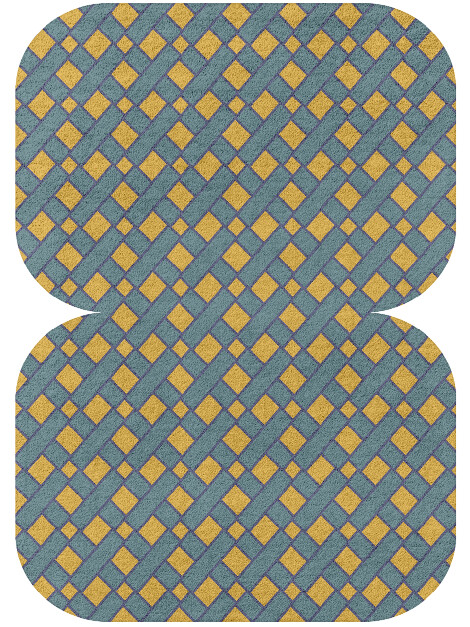 Argyle Geometric Eight Hand Tufted Pure Wool Custom Rug by Rug Artisan