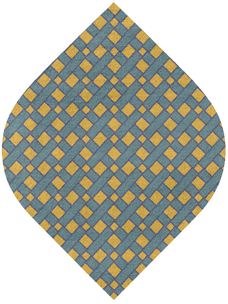 Argyle Geometric Ogee Hand Tufted Pure Wool Custom Rug by Rug Artisan