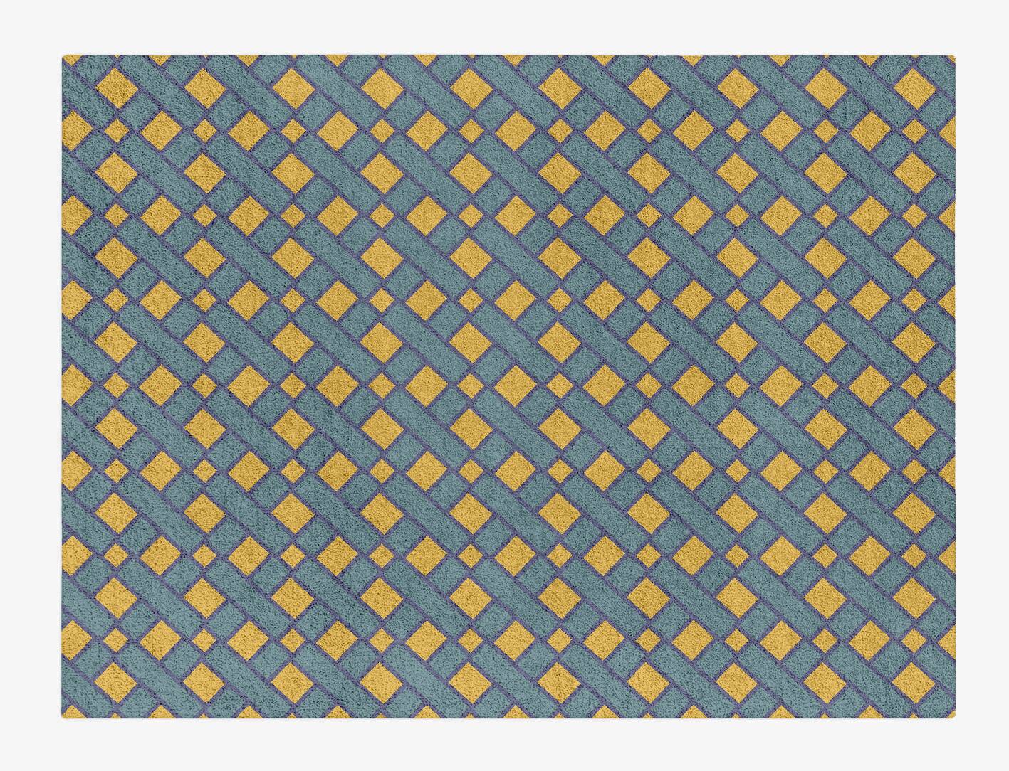 Argyle Geometric Rectangle Hand Tufted Pure Wool Custom Rug by Rug Artisan